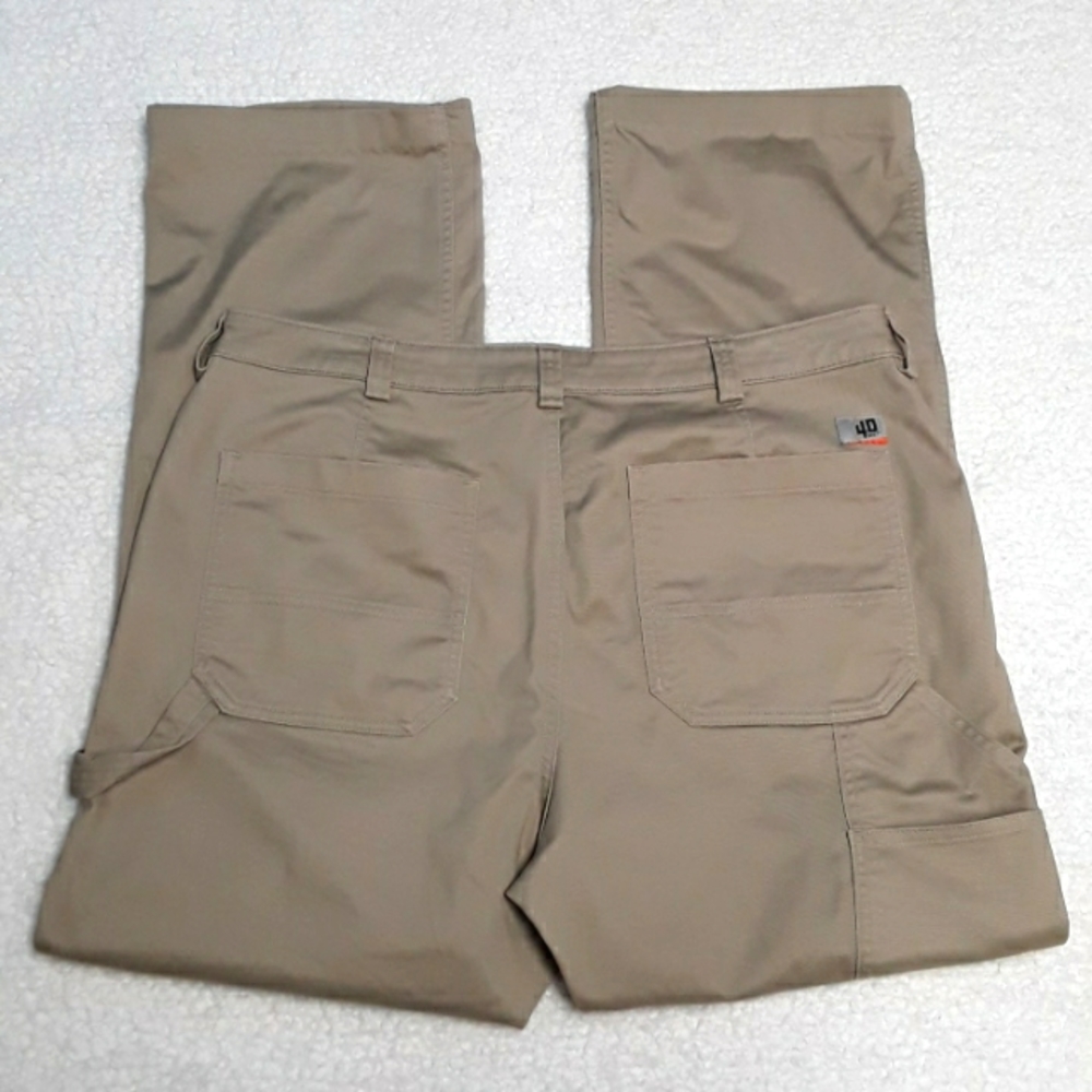 Duluth Trading Co 40 Grit Khaki Pants Womens 16 Regular Carpenter Utility